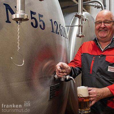 Brewmaster Andreas Purucker of Hönicka Bräu brewery