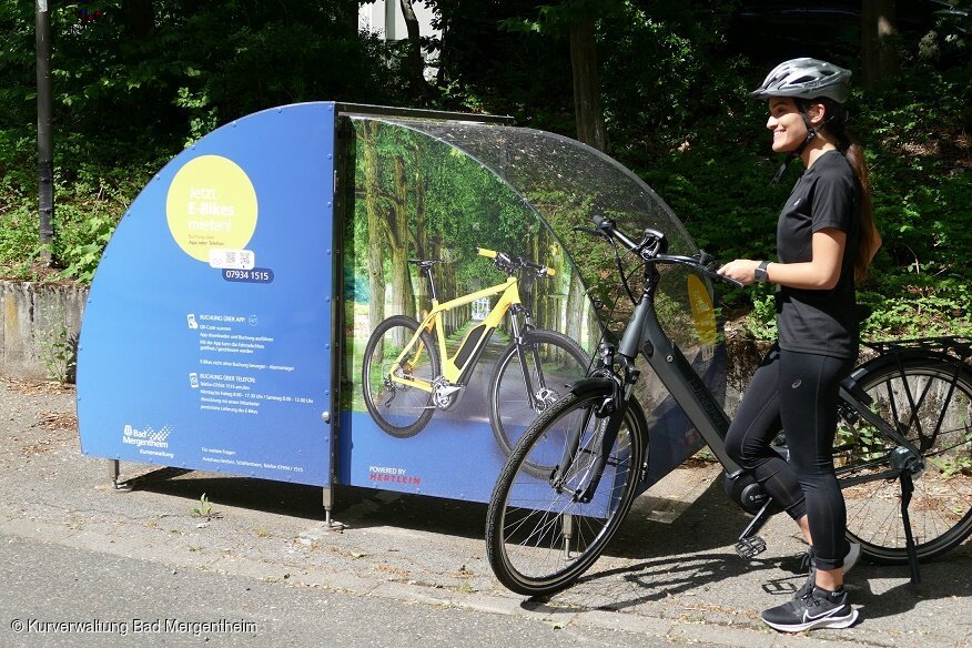 E-Bike Verleihstation am Kurpark