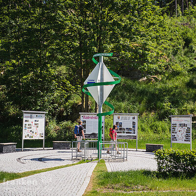 Wanderdrehkreuz (Issigau/Frankenwald)