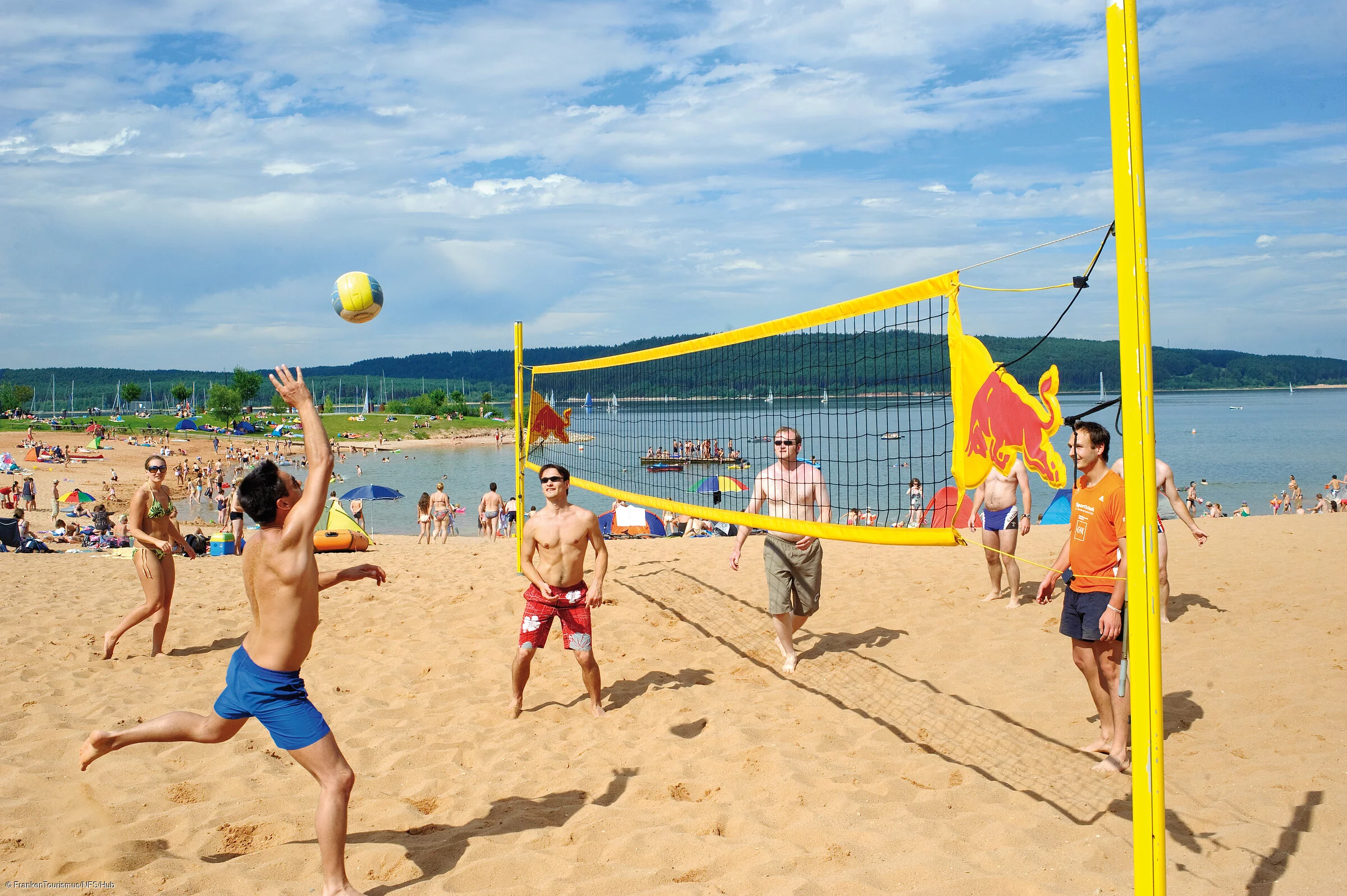 Beach-Volleyball am Brombachsee (Fränkisches Seenland)