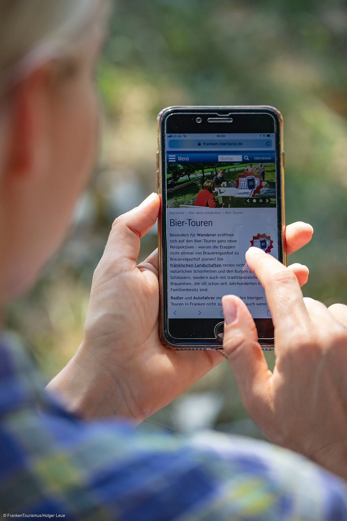 Bierwandern - mit Broschüre und mobiler Website unterwegs