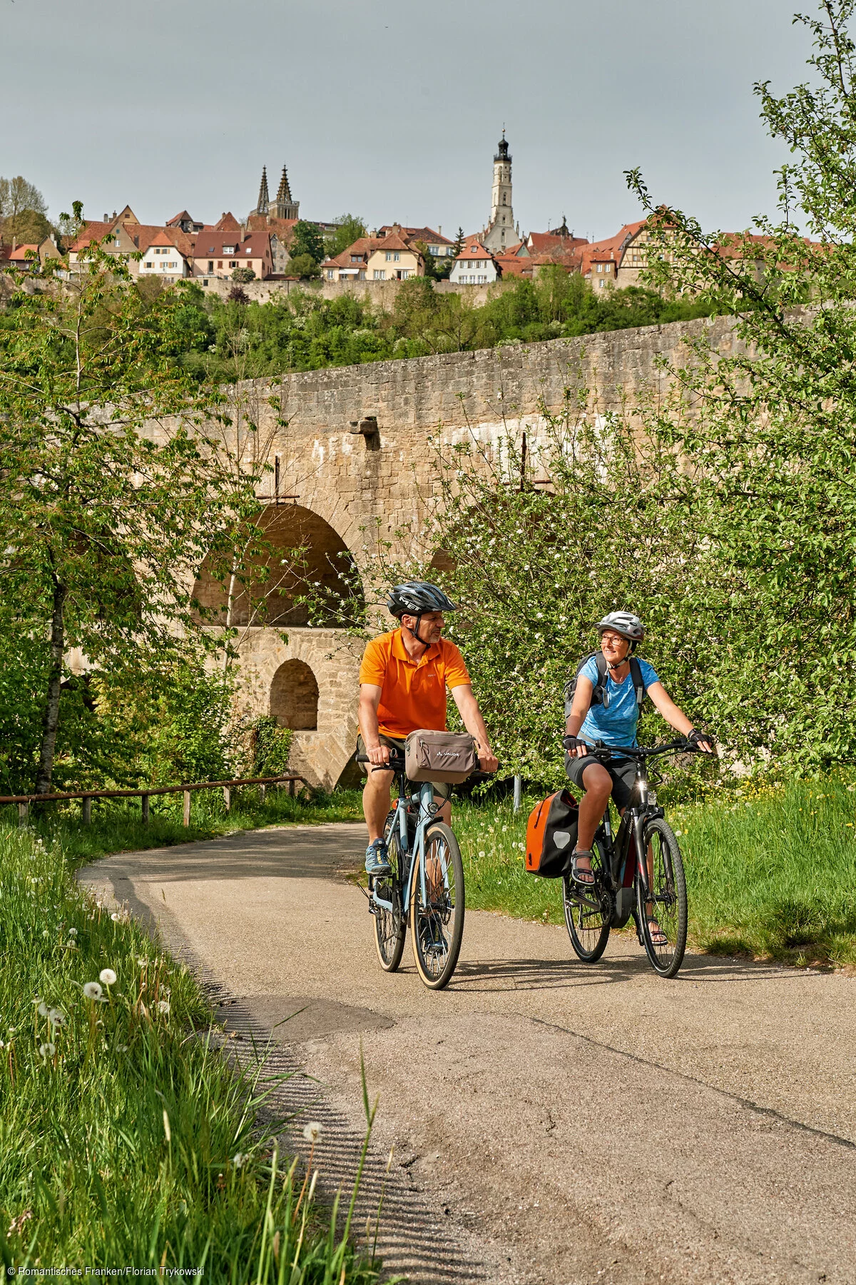 Stadt-Radtour um Rothenburg o.d.T. (Rothenburg o.d. Tauber/Romantisches Franken)