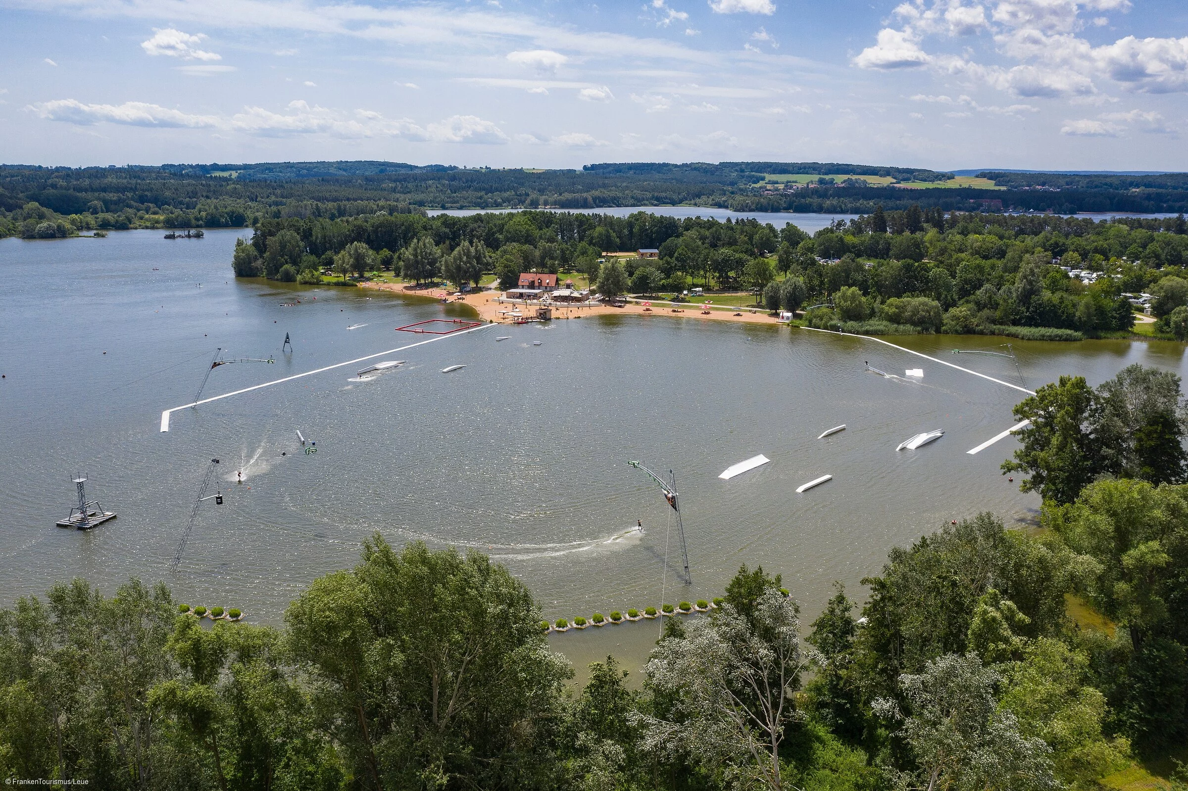 Brombachsee (Fränkisches Seenland) Wakepark Brombachsee - Wakeboarding