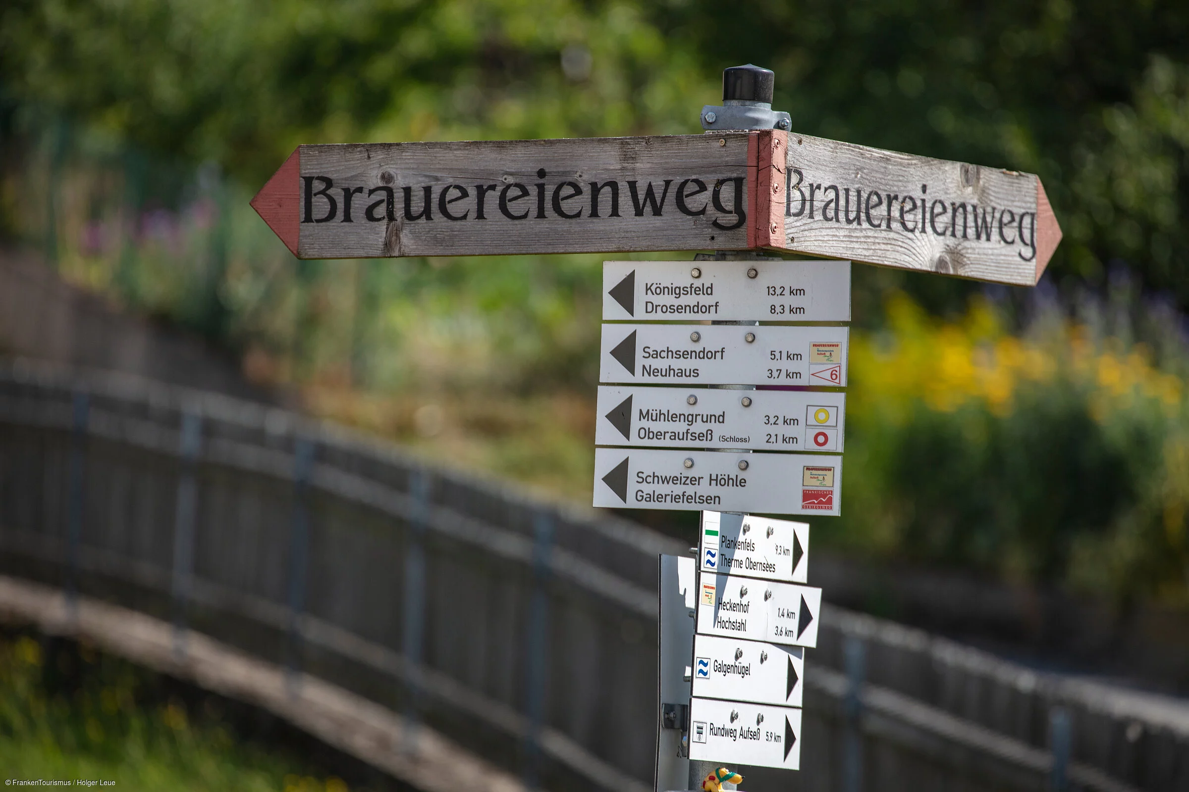 Wanderschild - Brauereienweg (Aufseß, Fränkische Schweiz)