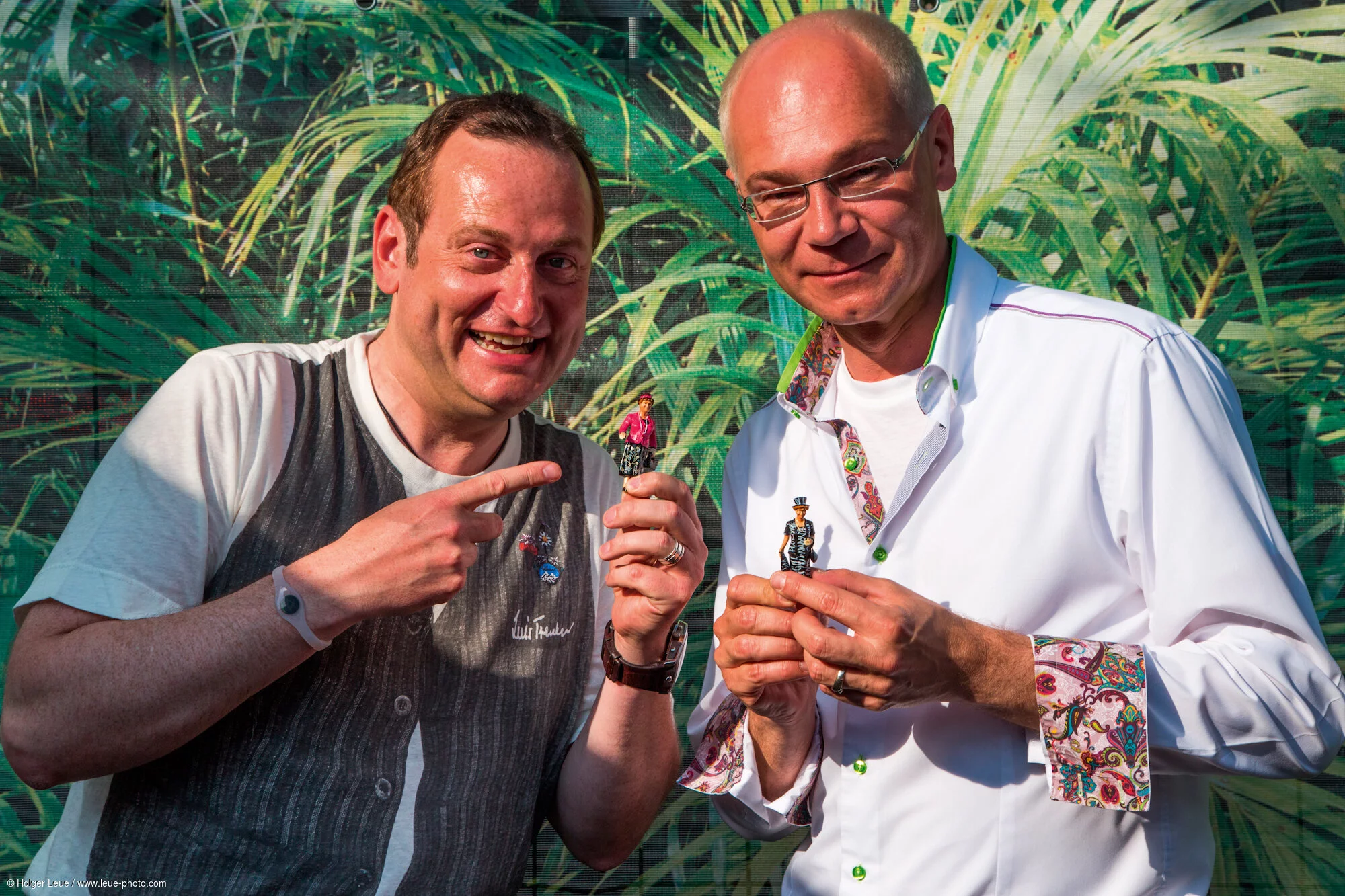 Volker Heißmann und Martin Rassau mit den Figuren "Waltraud und Mariechen"