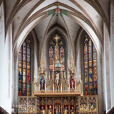 Altar im Eichstätter Dom (Eichstätt, Naturpark Altmühltal)