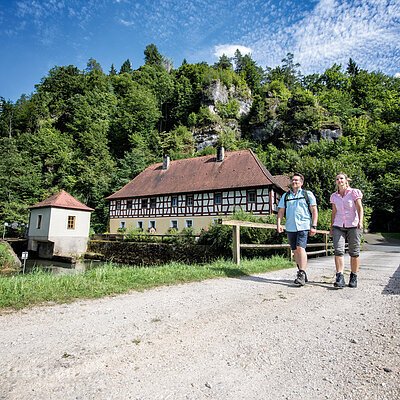 Wanderung an der Rabenecker Mühle (Waischenfeld, Fränkische Schweiz)