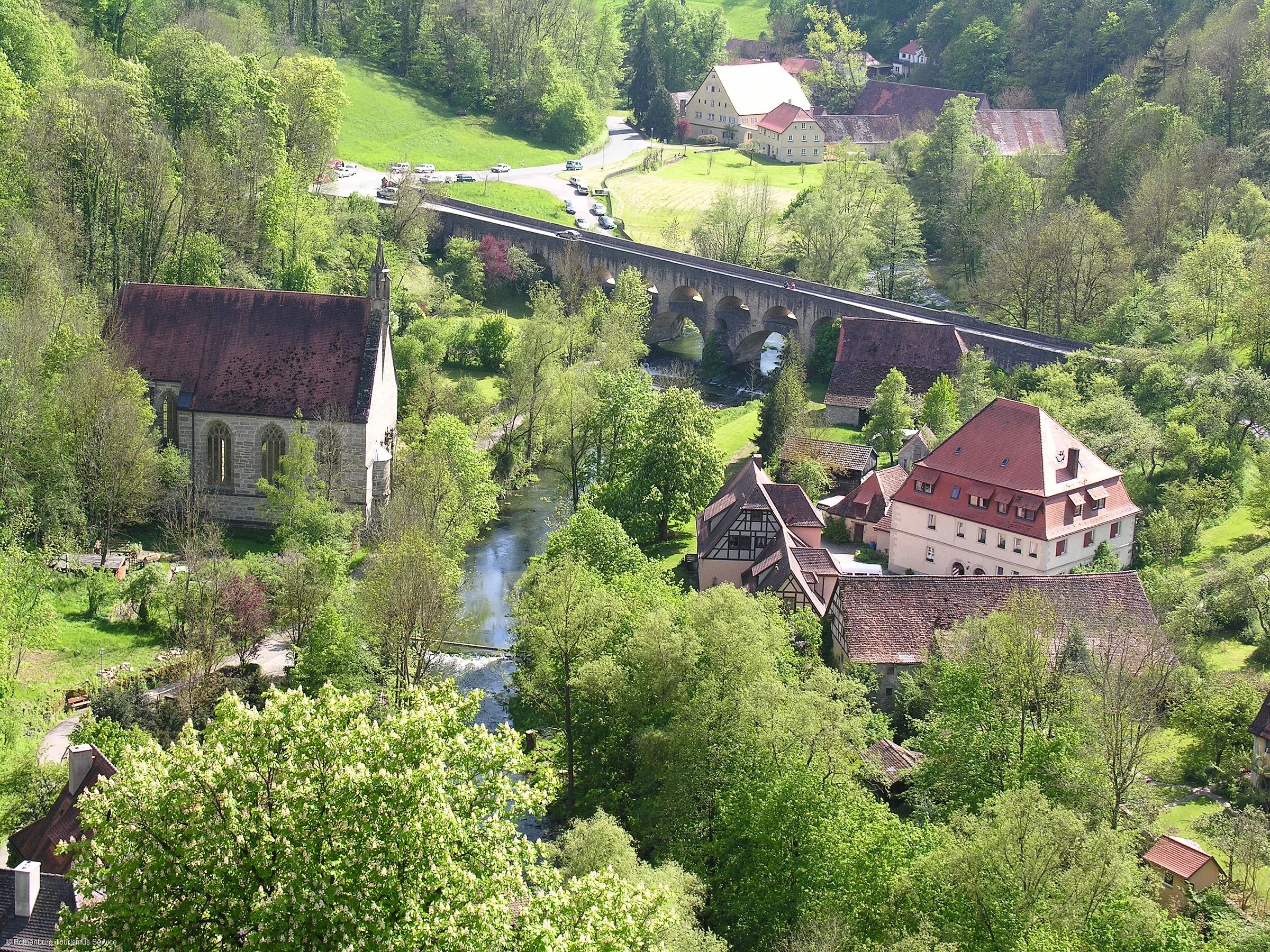 Mühlen im Taubertal (Rothenburg ob der Tauber, Romantisches Franken)