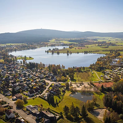 Blick auf den Weißenstädter See