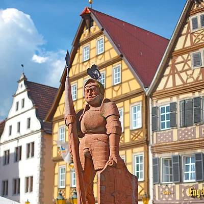 Milchlingsbrunnen am Marktplatz