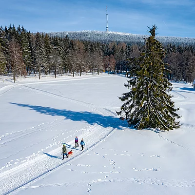 Winterwandern Grassemann (Fichtelgebirge)