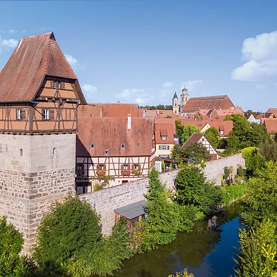 Stadtansicht (Dinkelsbühl, Romantischen Franken)