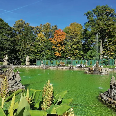 Eremitage - Oberes Bassin mit Wasserspiele