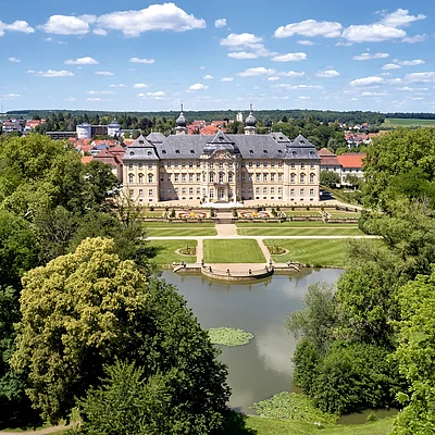 Schloss Werneck am Wern-Radweg