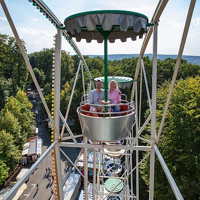 Auf dem Forchheimer Annafest (Forchheim, Fränkische Schweiz)