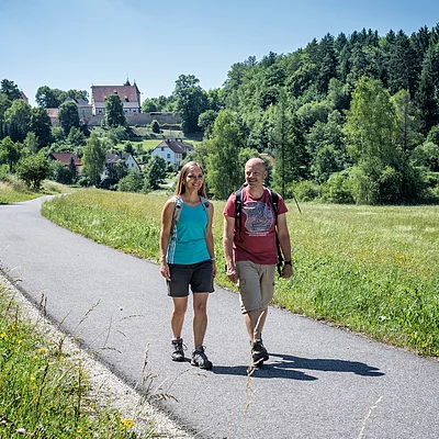 Aufseßtal bei Schloss Oberaufseß (Aufseß, Fränkische Schweiz)