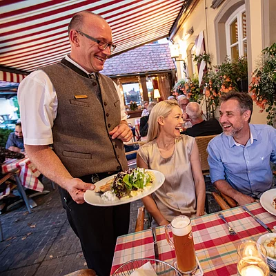 Kulinarische Abendstunden im Brauereigasthof Landwehr-Bräu (Steinsfeld/Romantisches Franken)