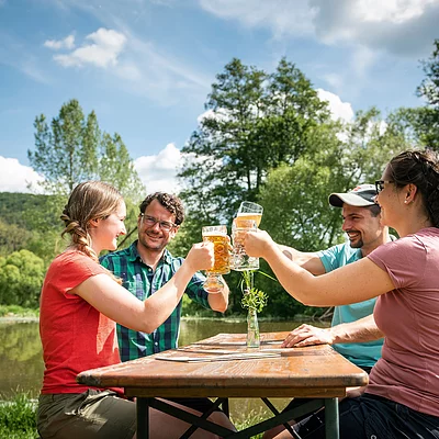 An der Altmühl in Zimmern (Pappenheim/Naturpark Altmühltal)