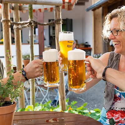 Biergenuss bei der Brauerei Martin (Fränkisches Weinland)