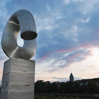 Ankerskulptur Maininsel Schweinfurt