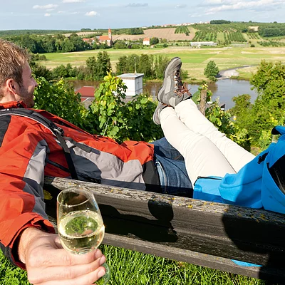 Weingenuss auf dem Kirchbergweinberg