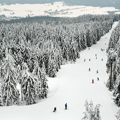 Nord-Abfahrt am Ochsenkopf