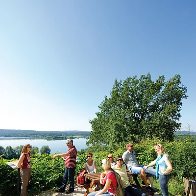 Wandern mit Panoramablick bei Absberg
