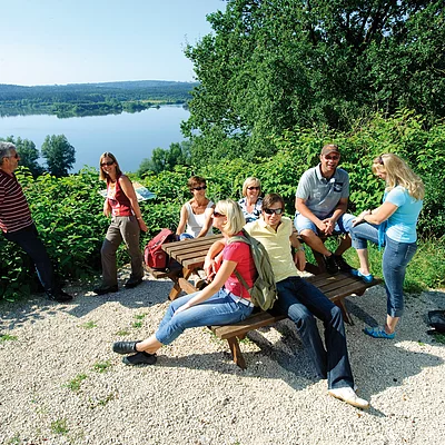 Wandern mit Panoramablick bei Absberg