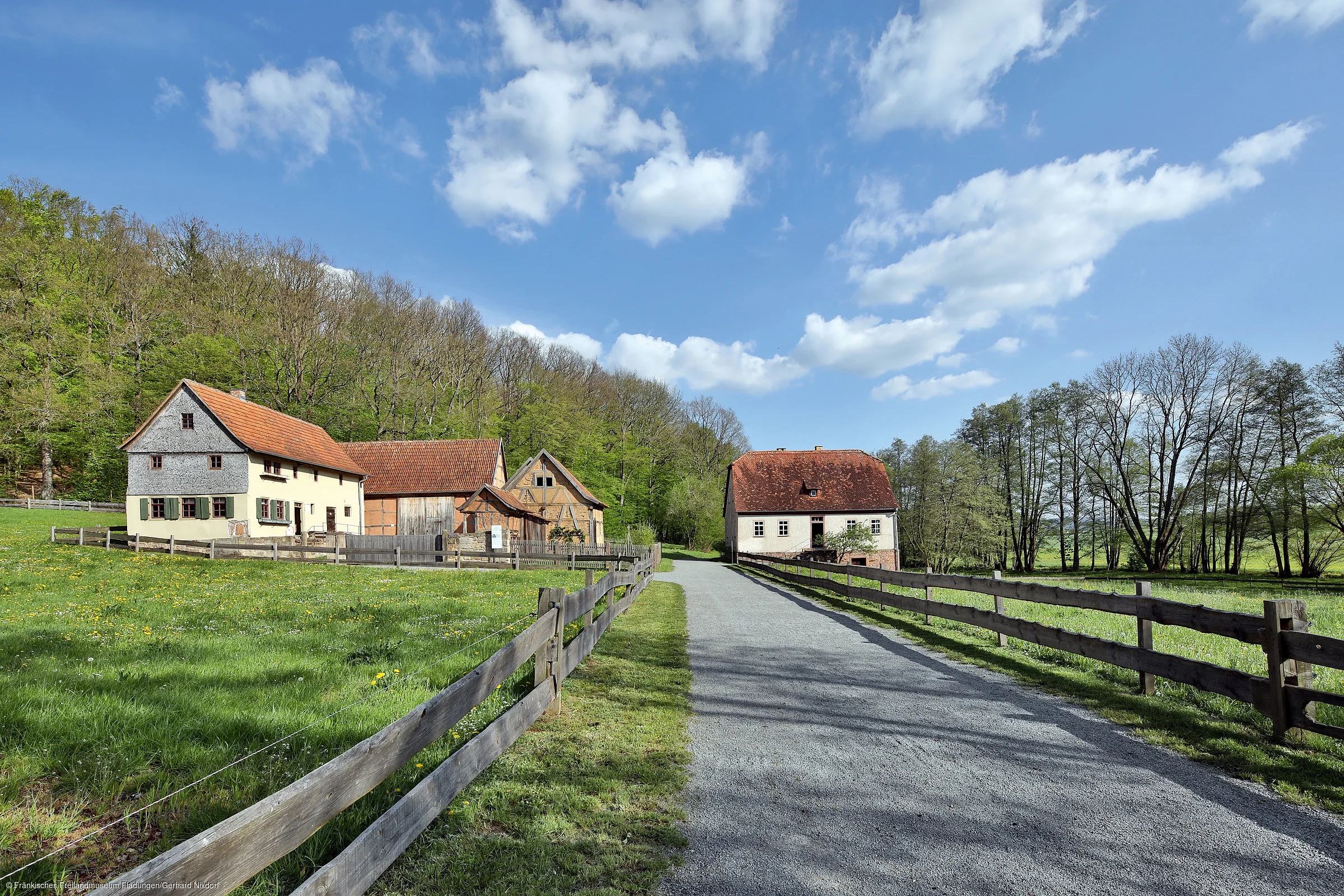 Im Fränkischen Freilandmuseum (Fladungen, Rhön)