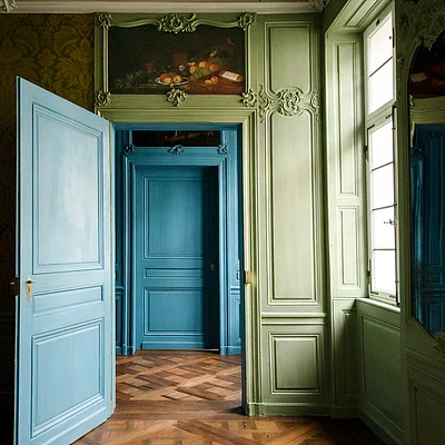 Falkenhausen-Zimmer im Retti Palais (Ansbach, Romantisches Franken)