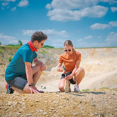 Fossiliensuche im Steinbruch Blumenberg bei Eichstätt