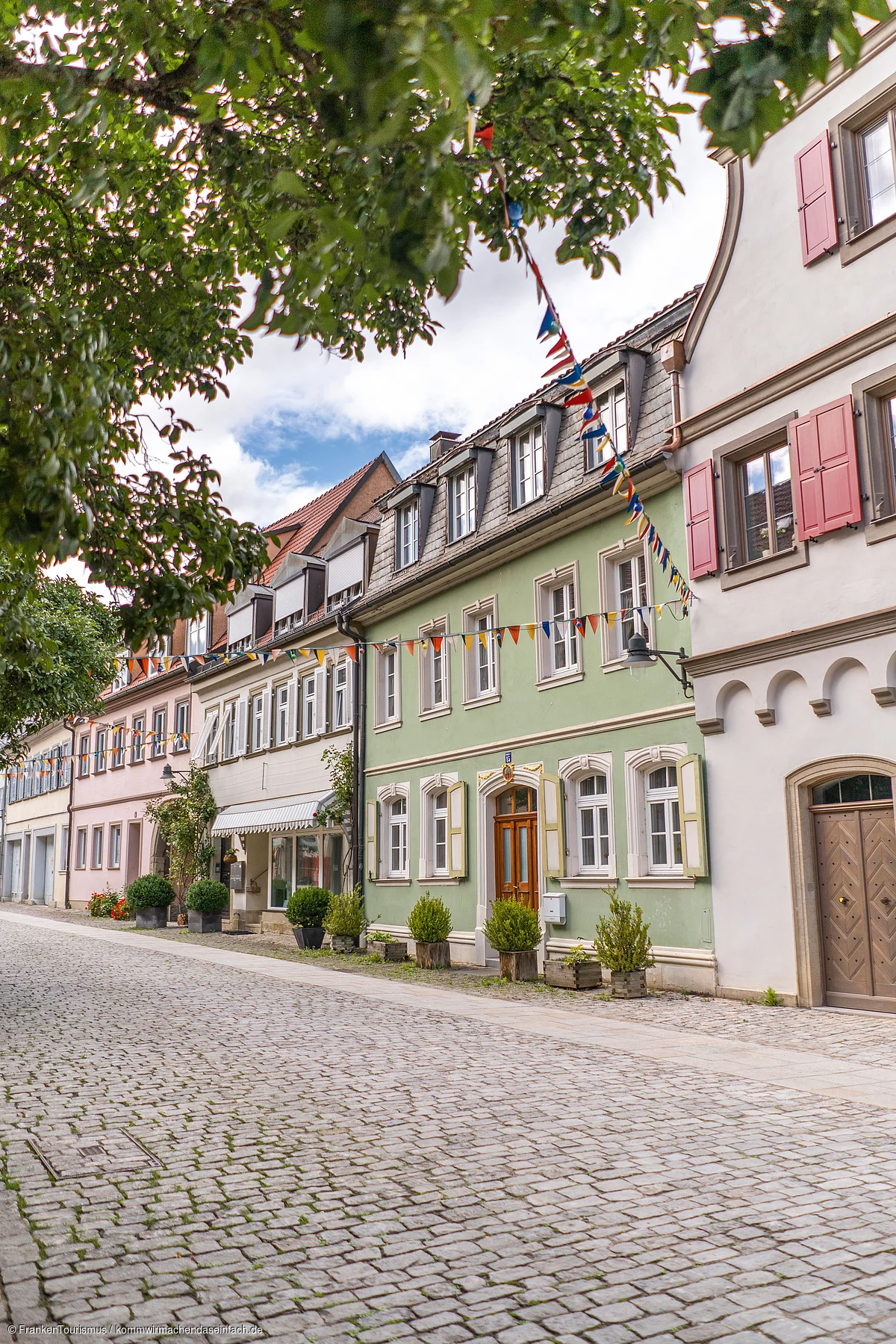 Alte Handwerks- und Kaufmannshäuser im Stadtviertel Zürch