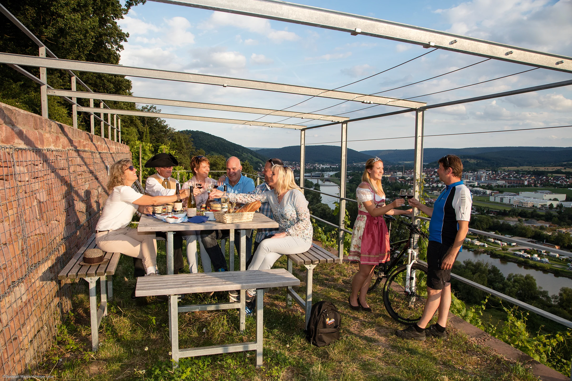 Picknick in den Weinbergen (Spessart-Mainland) Picknick in den Weinbergen