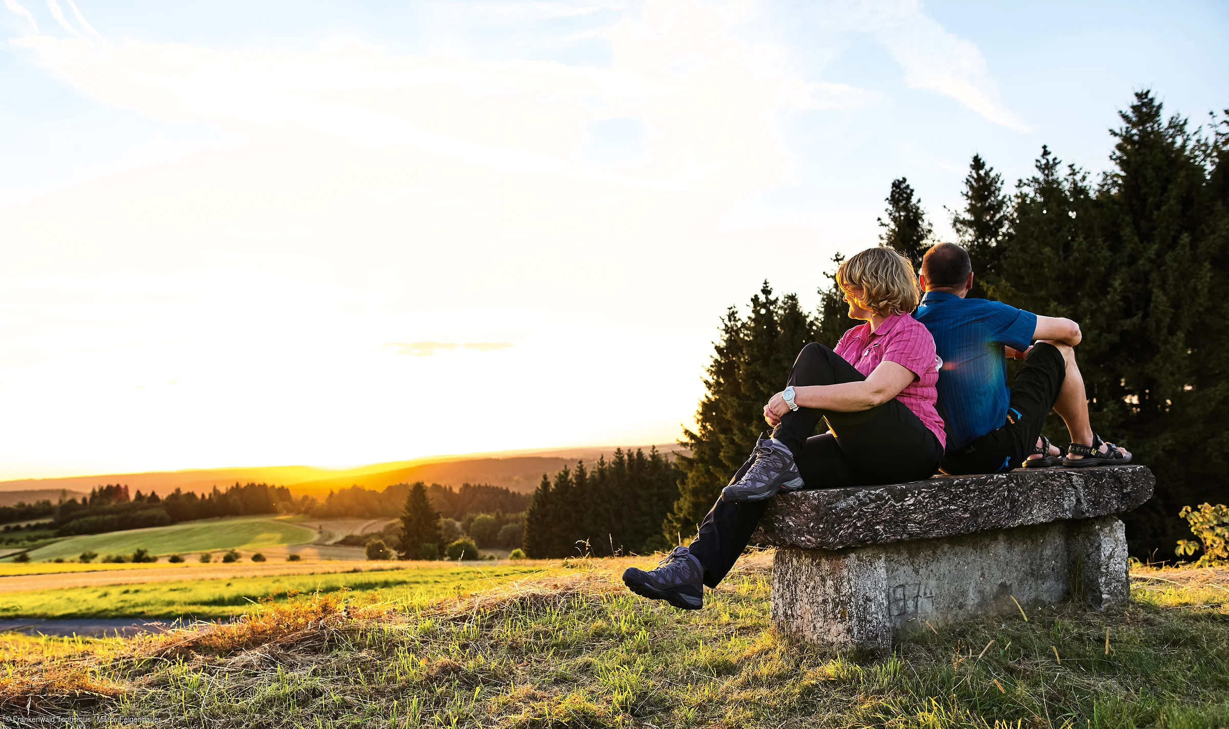 Abendstimmung im Frankenwald