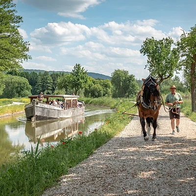 Treideln bei Berching ab Schleuse 25