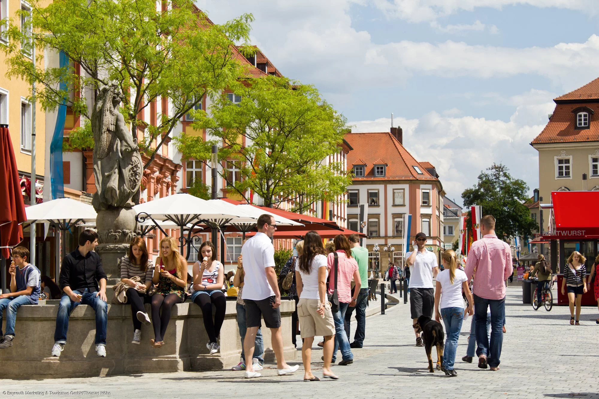Auf dem Marktplatz