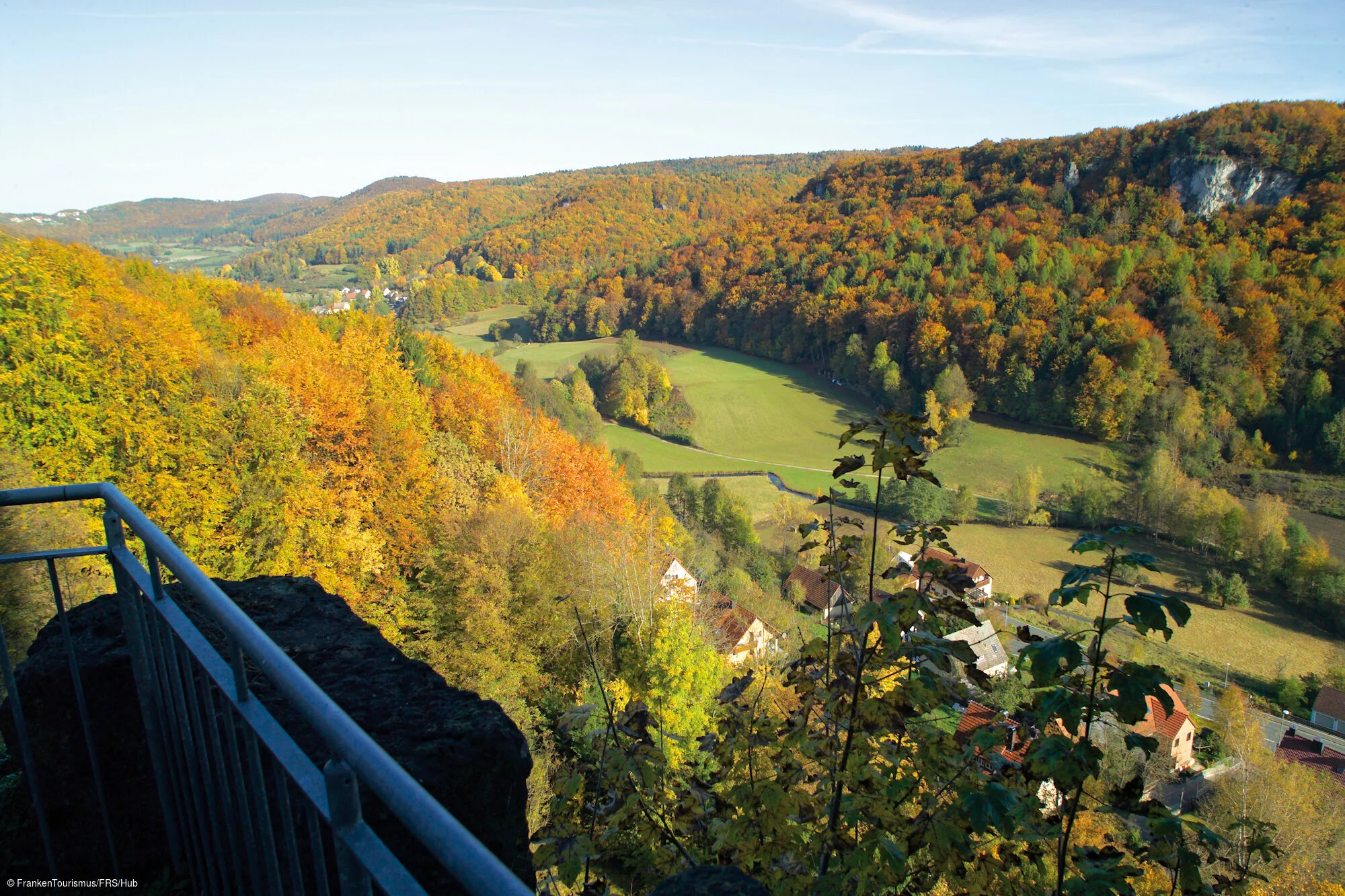 Burg Egloffstein, Blick aufs Trubachtal